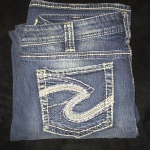 Silver Jeans Co- Aiko Bootcut Distressed Jeans